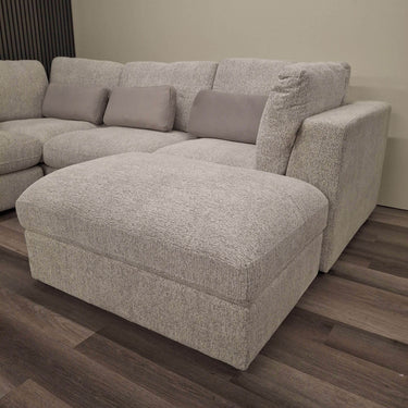 Luxury 5-Piece Madison U-Shaped Modular Sofa in Light Grey or Blue for Stylish Living Rooms - UK Luxury Furniture